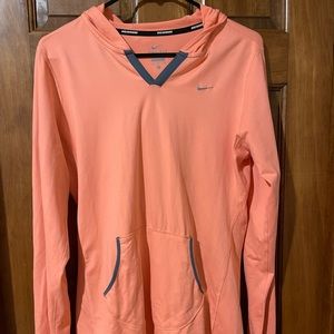 Nike Running long sleeve pull over w/hood